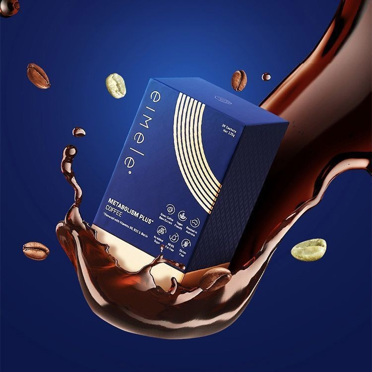 Australia Eimele Metabolec Coffee Body Management ปราศจากน้ําตาล Low-Calorie Fat-Burning Slimming Fi