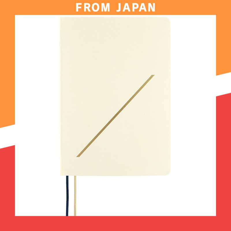 Hobonichi Techo 2025 English Version Slash (Ivory) [A6/1 page per day/January/Monday start]