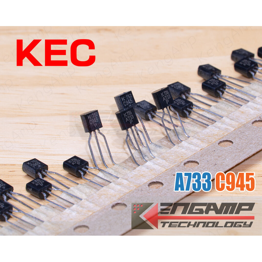 (10ตัว) KTA733 A733 KTC945 C945 KEC PNP NPN TR 150mA 50V 625mW