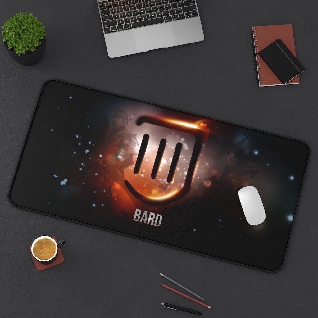 Pad Fantasy mouse Bard XIV Final Desk Mat | แผ่นรองเมาส์ FFXIV