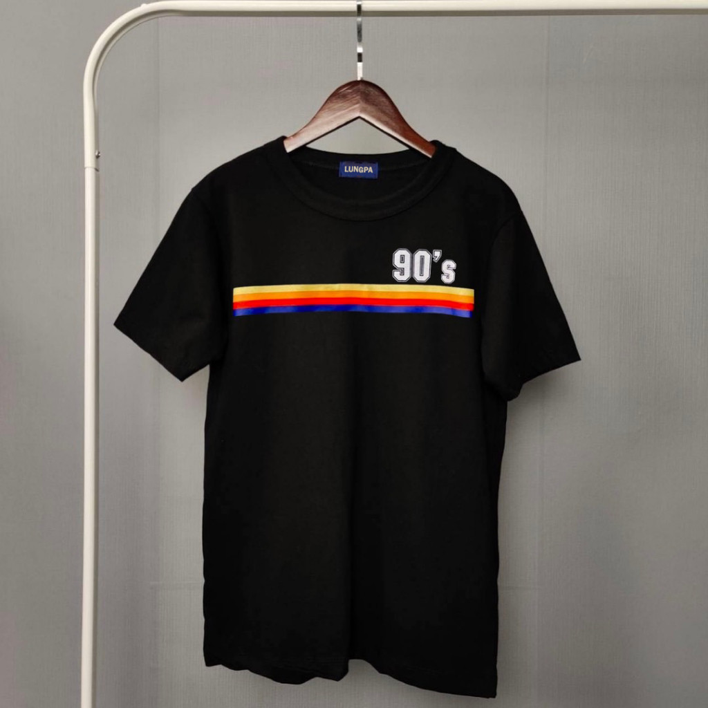 (พร้อมส่ง) เสื้อยืด 90S ACROSS - ผ้า Cotton100%S-5XL