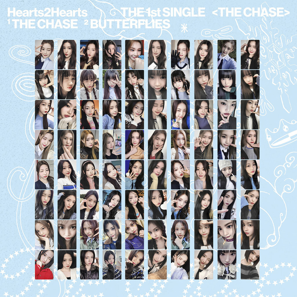 5-8 ชิ้น H2H Hearts2Hearts Chase Lomo การ์ด Makestar SM Town LD Soundwave POB Photocard JIWOO CARMEN