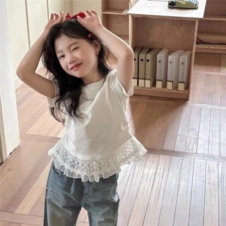 เด็กแขนสั้นเสื้อยืดฤดูร้อน 2025 ฤดูร้อนรูปแบบใหม่เวอร์ชั่นเก…