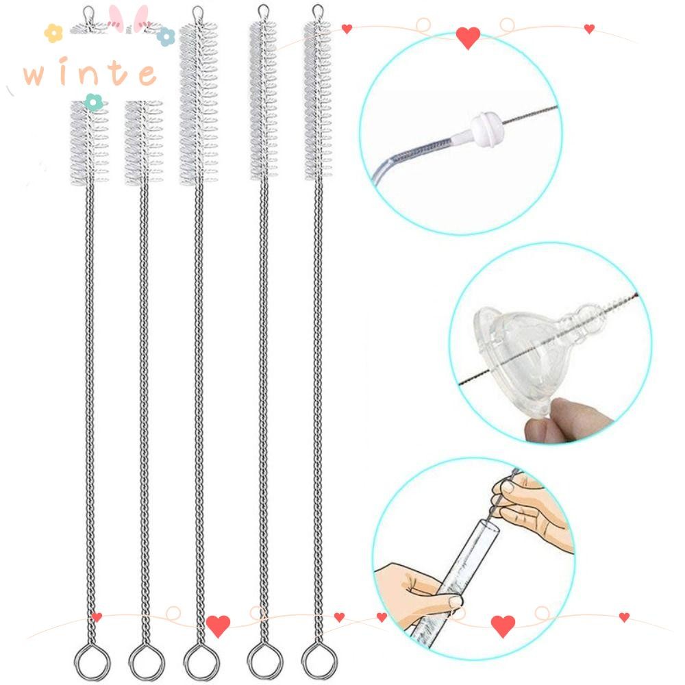 ภายใน 1ชิ้นขยายฟางทําความสะอาดแปรง,เงินไนล่อนทําความสะอาดแปรง,ผมนุ่มสแตนเลสขวดแปรงทําความสะอาดเครื่องมือ