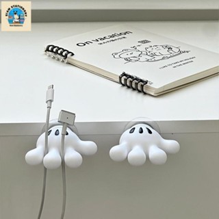 ที่จัดระเบียบสายไฟ ที่ยึดสายไฟ ที่เก็บสายหูฟัง ช่วยจัดระเบีย…