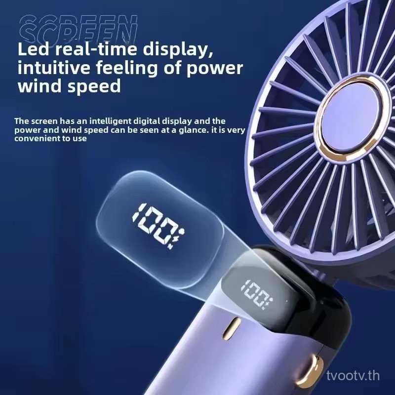 พัดลมแบบพกพา, พัดลมมือถือ, 10000mAh, ใช้งานได้ตลอดทั้งวัน, พัดลม USB, พัดลมมินิ, พัดลมมือถือ - รูปที่ 6