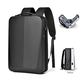 ผู้ชาย16นิ้วกันน้ำแล็ปท็อปกระเป๋าเป้สะพายหลังขยายเปลือกแข็งเ…