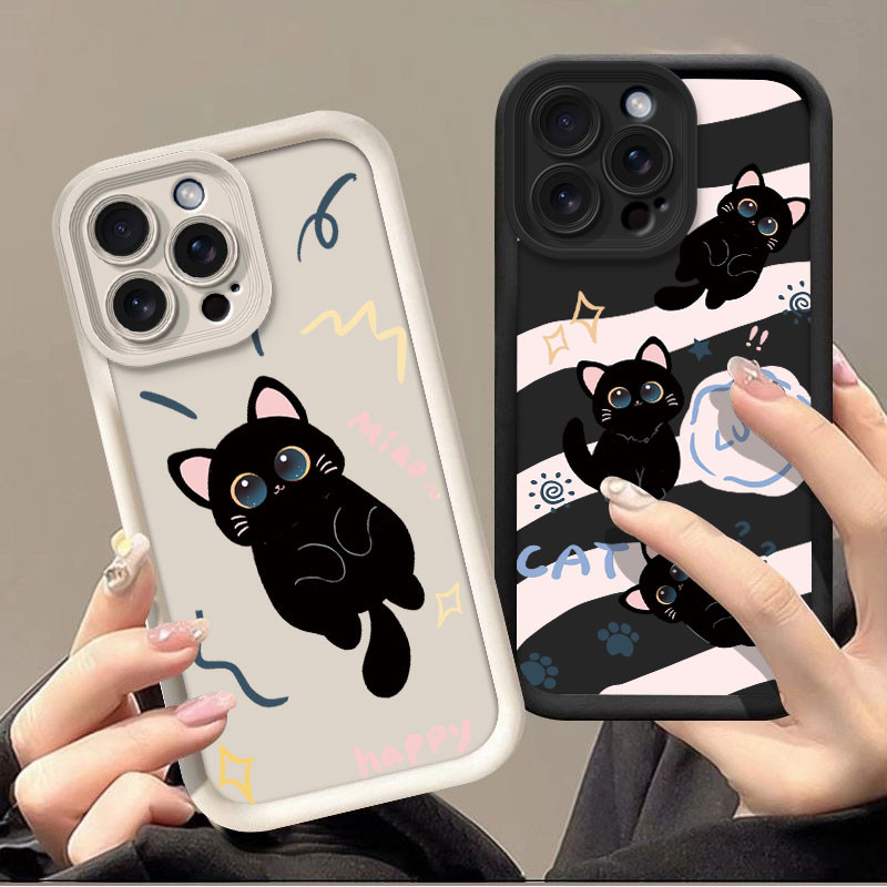 สําหรับRealmeหมายเหตุ60 60X 50 V60S V50 V50SสําหรับRealme GT Neo 6 SE 6T Neo6 ป้องกันกันกระแทกแมวน่า