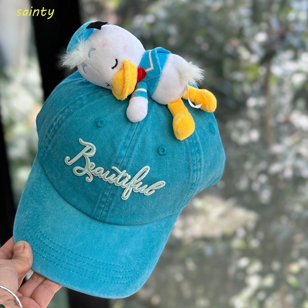 หมวกเบสบอลตุ๊กตา SAINTY หมวกเบสบอล Mickey Piglet Winnie The Pooh หมวกกันแดดลําลอง Stitch Tigger Chil