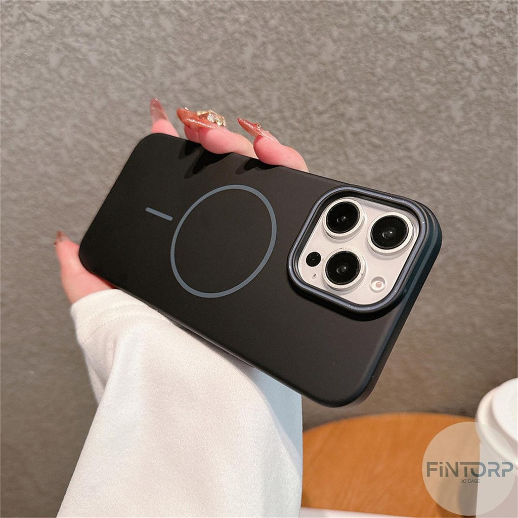 เคสแม่เหล็ก For IPhone 11 13 13PROMAX 12 14 15 16 Pro Max 15PRO 12PRO 13PRO Magnetic PC Case เคสพีซีกันกระแทก - รูปที่ 6