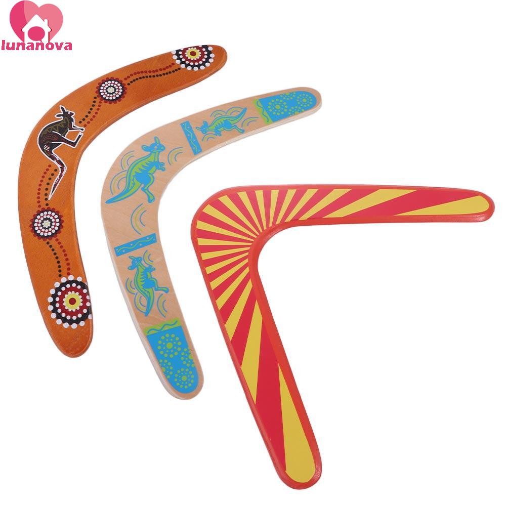 LUNANOVA V รูป Boomerang Profesional กลางแจ้งตลก Early Education สําหรับเด็ก Interactive Boomerang ข