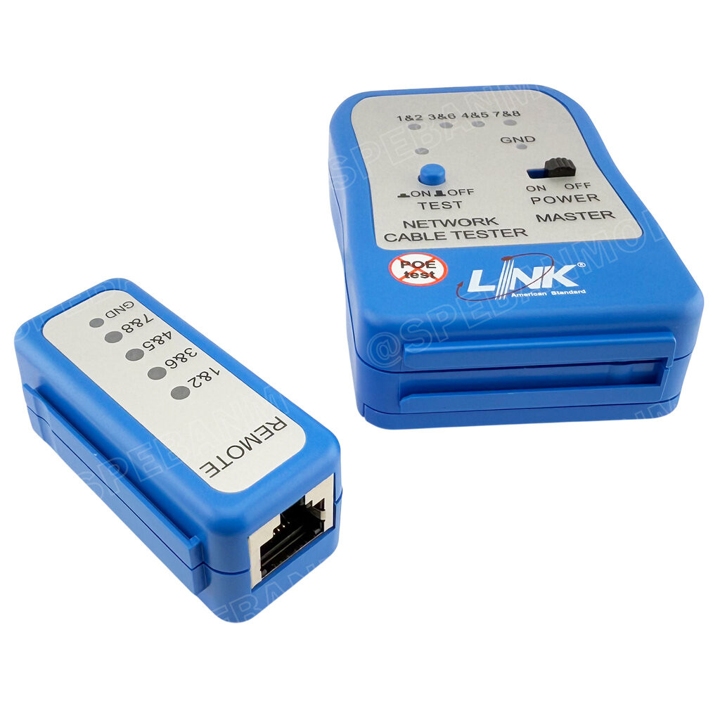[ 1 ชิ้น ] TX-1302 เครื่องทดสอบสายแลนด์ US-8010 LINK Cable Tester TX1302 interlink UTP CABLE TESTER เครื่องมิอ TEST ส...