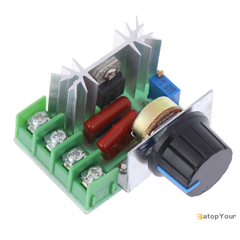 EatopYour] 2000W AC 50-250V 25A ตัวควบคุมความเร็วมอเตอร์แบบปรับได้ตัวควบคุมแรงดันไฟฟ้าใหม่