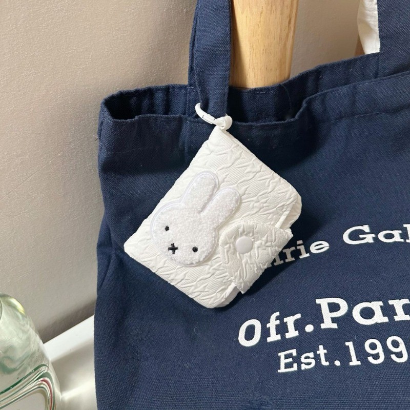 กระเป๋าใส่เหรียญกระต่ายน่ารัก Miffy Rabbit Simple หูฟังกระเป๋า Retro Storage กระเป๋าใส่เหรียญ ID Card Multi-Layer Card Holder ราคา ถูกที่สุด ดีลบีเคเค แกลเลอรีภาพที่ 6