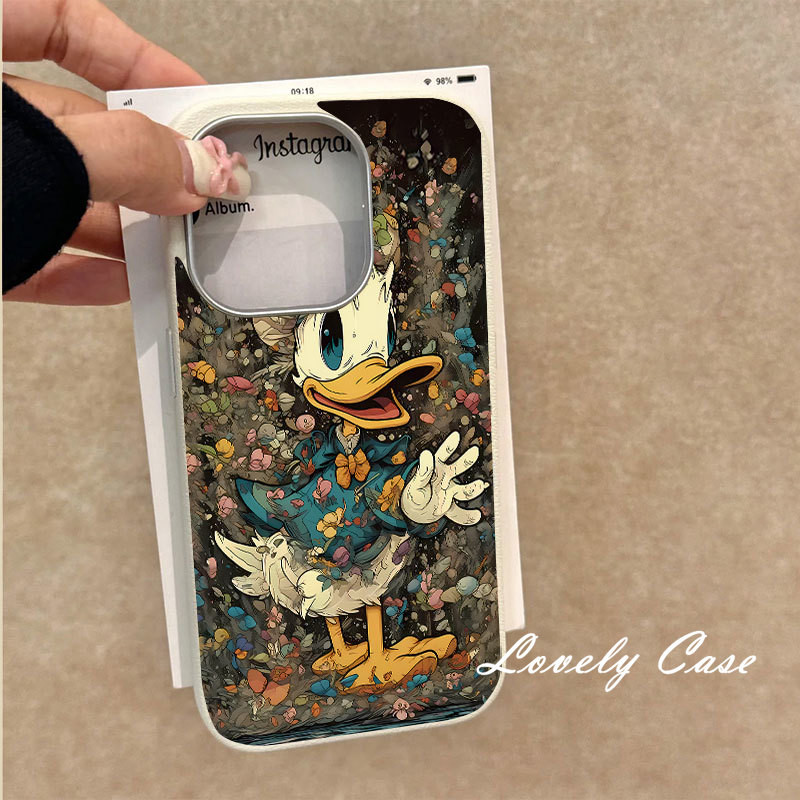 การ์ตูนโดนัลด์ดั๊กบรรยากาศดอกไม้ปลอกสําหรับ Huawei X8B X9B Honor X9C X9A X8A X8 Honor X7C X7B X7A X7