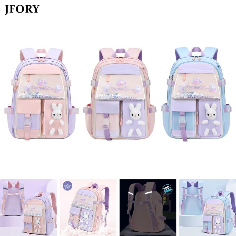 Jfory Kids Backpack Water Resistance Knapsack Girls Backpack School Bags Casual Daypack Shoulder Bag for Hiking, Travel,