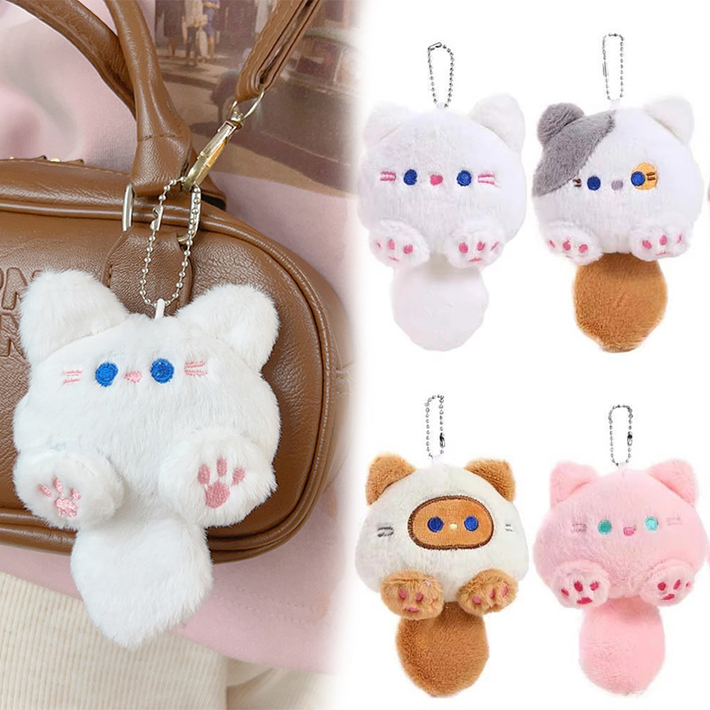 ใหม่การ์ตูนแมวตุ๊กตาตุ๊กตาจี้-สร้างสรรค์แขวนเครื่องประดับ-จี้กุญแจกระเป๋าอุปกรณ์เสริมจี้โทรศัพท์มือถือ