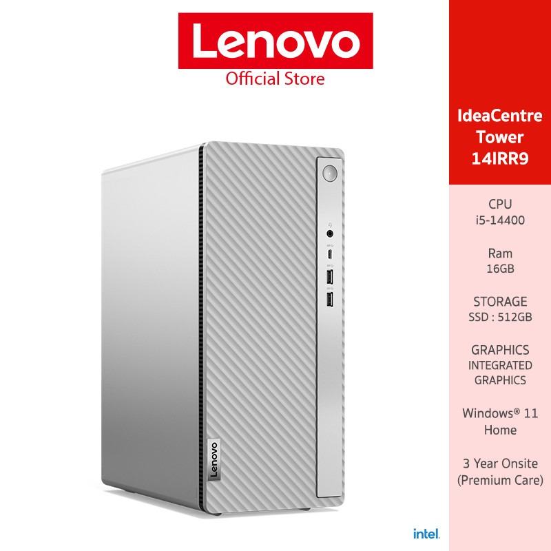 Lenovo IdeaCentre Tower - 14IRR9 i5-14400 16G 512G W11 3Y - 90X2001NTA