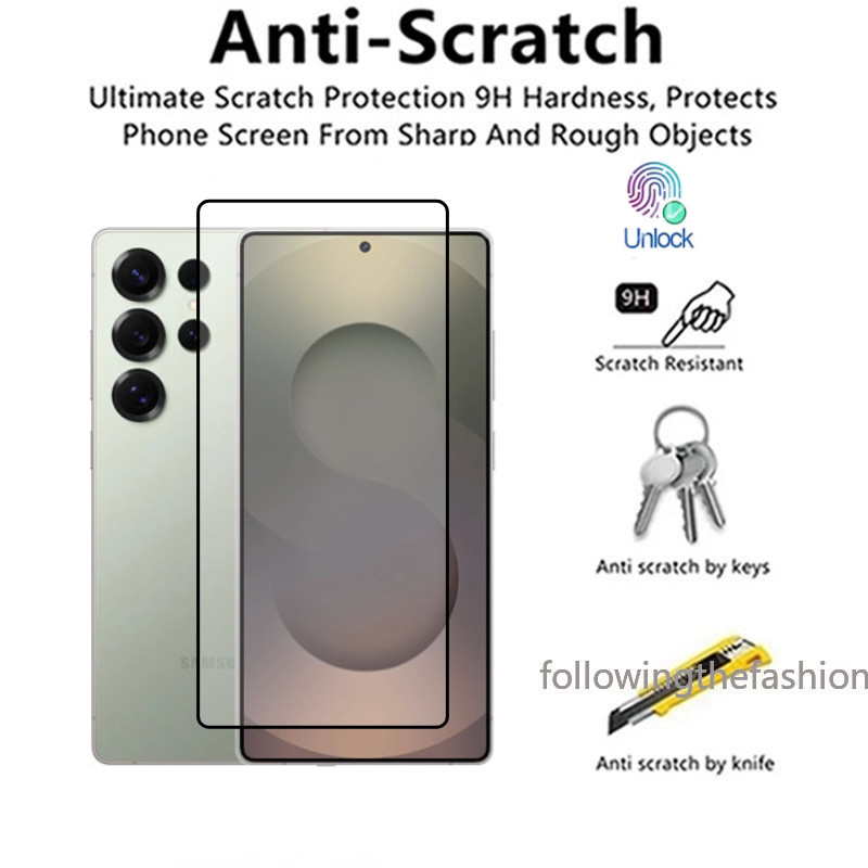 3in1 กระจกนิรภัยสําหรับ Samsung Galaxy S25 Ultra 5G รูปที่ 2