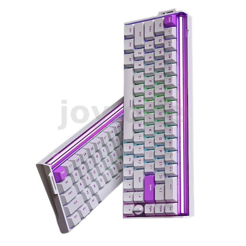 LANGTU BOOM68 Tri-Mode Mechanical Keyboard RGB สวิทช์แม่เหล็กสาย 8KHz Polling Rate RT0.01 มม.ร้อน-sw