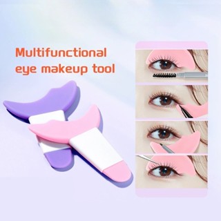 1ชิ้นซิลิโคนอ่อนนุ่มตาดินสอ/มาสคาร่าลายฉลุนํามาใช้ใหม่ตาแต่ง…