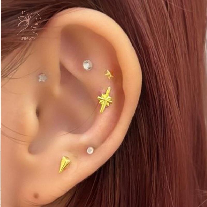 [maybeauty] 20 แพทช์แฟชั่นรูปดาวประณีตสติกเกอร์จุดหูความดันติดฝังเข็มสติกเกอร์หูกล้ามเนื้อนวด {TH}