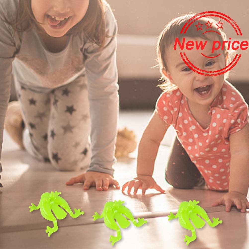 กบกระโดด Bounce Jump Fidget ของเล่นสนุกเด็ก Reliever ของเล่นของขวัญโปรดปรานความเครียด T4z0