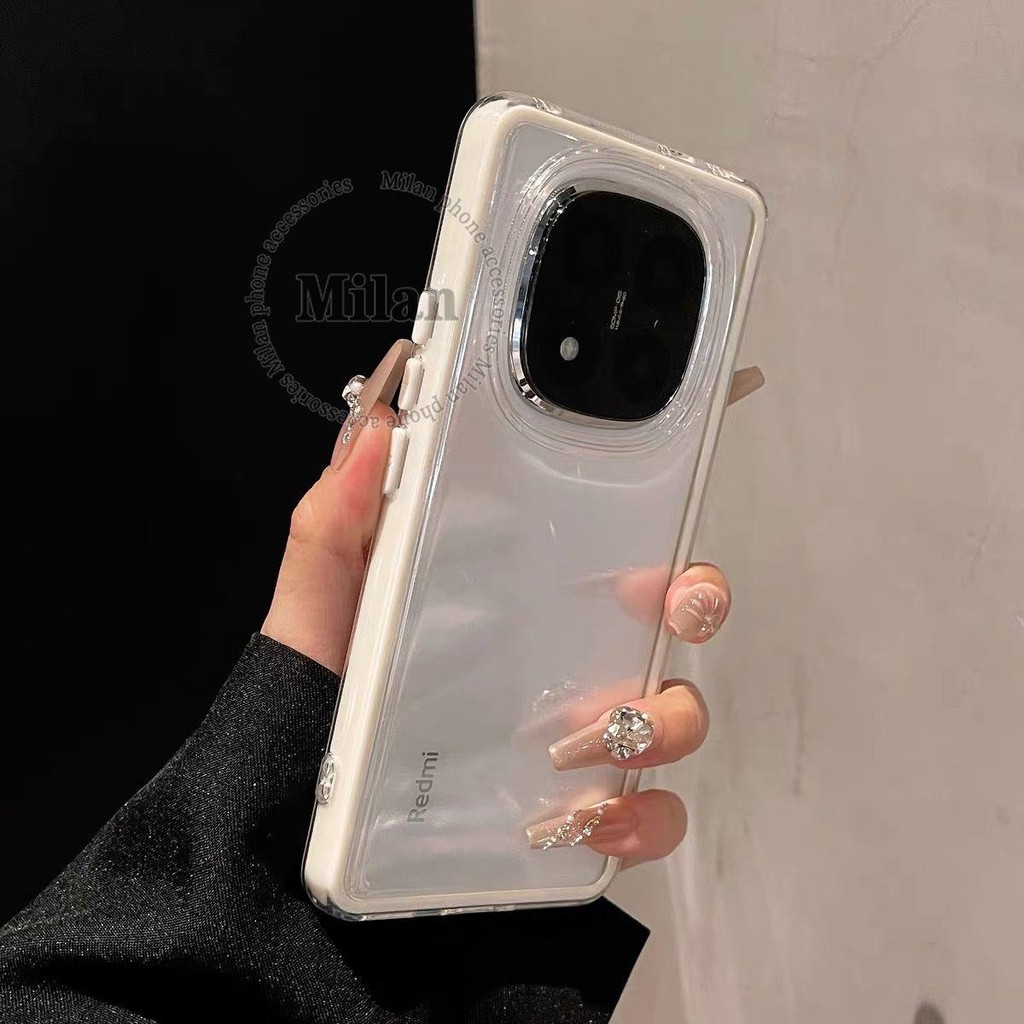 เคสสำหรับ Redmi Note 15 5G เคส Redmi Note 15 14 Pro 5G เคส Redmi Note 15 14 Pro Plus เคสโทรศัพท์มือถือกันกระแทกใสแบบใหม่ กรอบเจลลี่สีสันสดใส ปกป้องเต็มหน้าจอ - รูปที่ 6