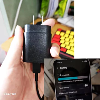 【รับประกัน 1 ปี】Sams Power Adapter PD 25W หัวชาร์จเร็วซัมซุงของ ชุดชาร์จ ชาร์จเร็วสุด type C สายชาร์จ type c