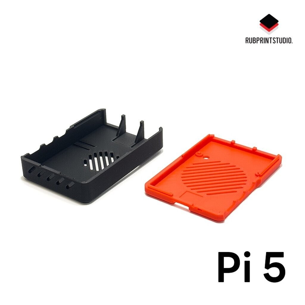 Case Raspberry Pi 5 เคสพลาสติกสำหรับ Raspberry Pi 5 พร้อมช่องระบายความร้อน