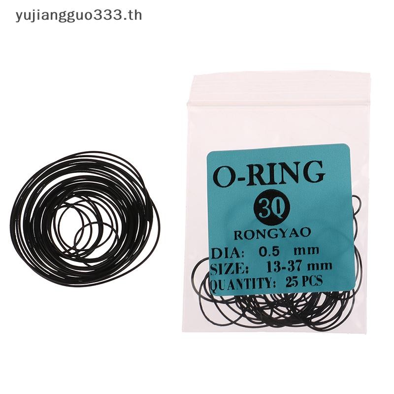 # Th # 1Pack 0.5/0.6/0.7/0.8MM นาฬิกา O-Ring ยางกันน้ํานาฬิกาฝาหลังปะเก็น .