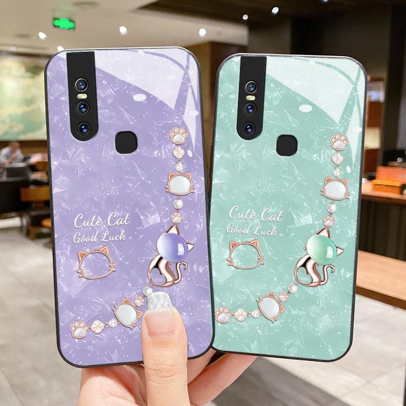 เหมาะสำหรับ VIVO V15 V23e V19 V23 V9 Youth 6GB V21 4G 5G V11 V11i V20 Pro V21s กรณีโทรศัพท์ป้องกันการตกเคส Simple