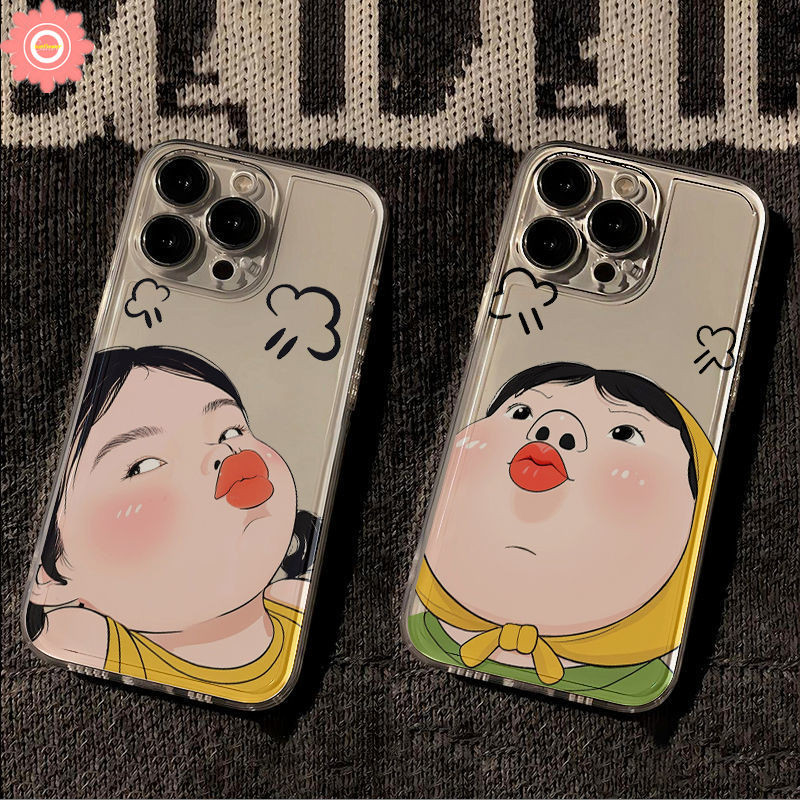 สําหรับ Infinix Smart 9 6 7 8 5 Pro Plus 8HD Tecno Spark GO 1 20C 20 10 Pro 10C Hot 40i 50i 30i Hot 11 12 30 9 10 8 Play Note 40 30 Pro 12 G96 น่ารักตลก เคสสาวการ์ตูนสไตล์ Bestie