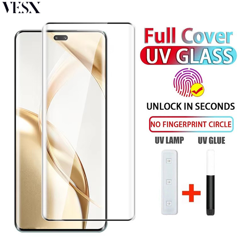ฟิล์มกระจก UV สำหรับ Honor Magic 7 6 5 4 Ultimate 3 200 100 90 80 70 60 50 30 X60 X50 GT X40 X9a X9b X9c Pro+ Plus 5G 2024