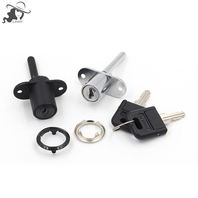 Lishu 16/19 มม.ตู้ล็อคโลหะผสมสังกะสีเฟอร์นิเจอร์โต๊ะวาดแท่นล็อคสํานักงานบ้านกรองตู้ล็อค 2 ปุ่ม th - รูปที่ 5