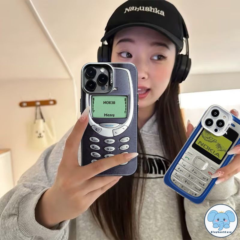 โนเกียย้อนยุคสร้างสรรค์ เคส OPPO A17 A38 A58 A77s A7 A12 A5s A76 A31 A16s A57 A77 A78 A3s A17K A16 A18 A74 A55 A54