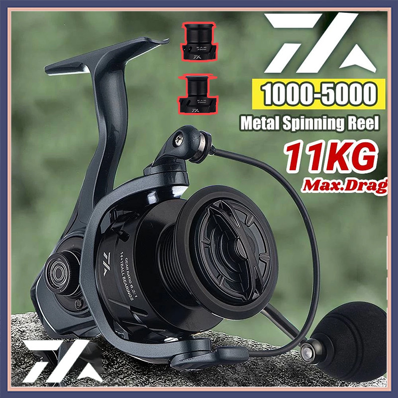 【COD】Daiwa Spinning Reel 1000-5000 11KG Max.Drag Metal Spool สำหรับน้ำจืดน้ำเค็ม