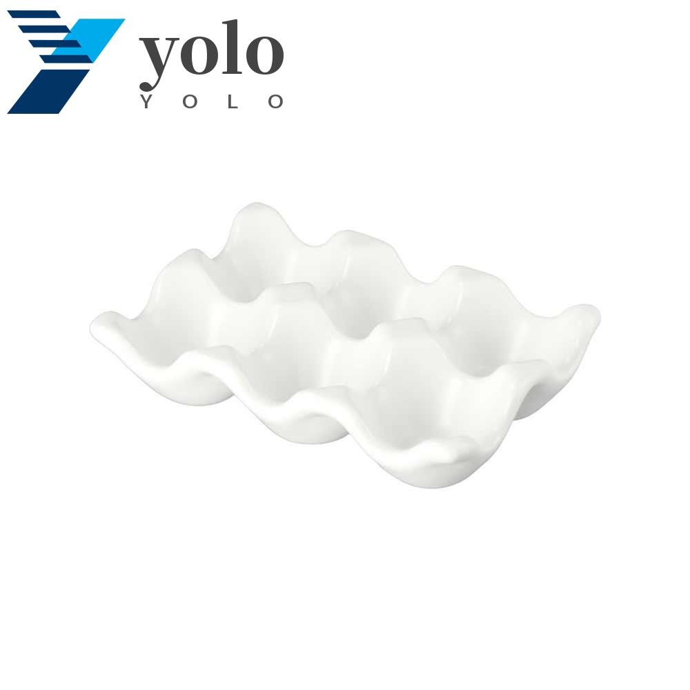 Yolo ถาดไข่อาหารเช้า Xmas Craft เสิร์ฟจานตกแต่งบ้านเซรามิค Porcelain Storage Rack