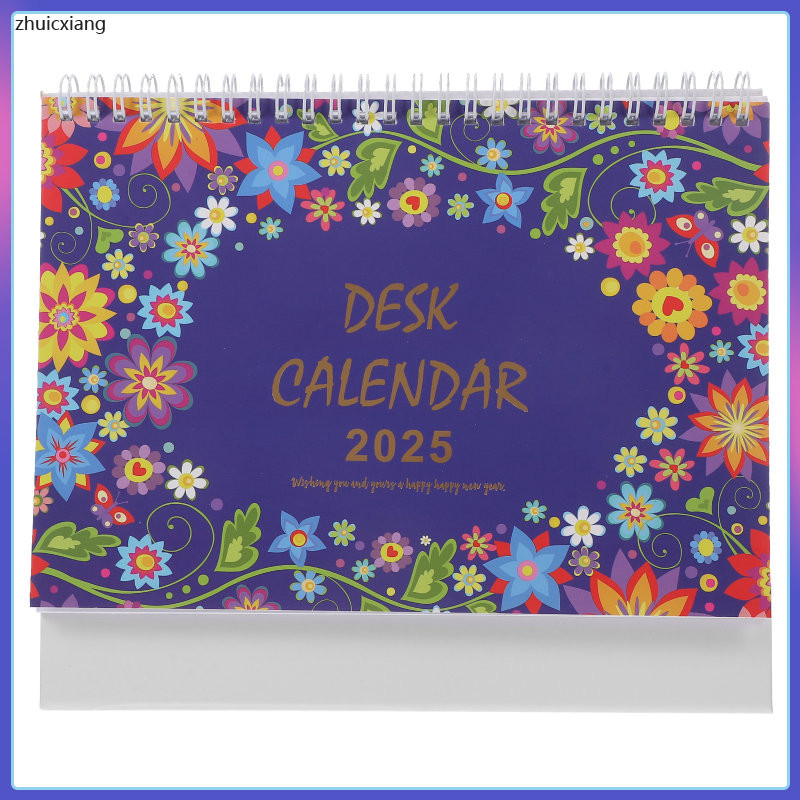 ยืนโต๊ะปฏิทิน 2025 Advent แต่งหน้าโต๊ะรายเดือนแนวตั้ง Desktop Schedules สํานักงานตกแต่งขนาดเล็ก zhuicxiang