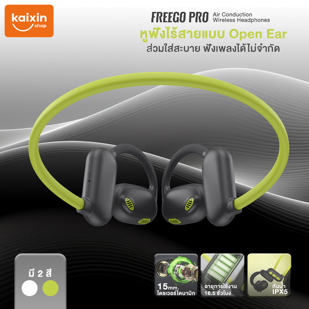 หูฟังบลูทูธ หูฟังอินเอียร์ แบบคล้องคอ หูฟังแบบคล้องคอ Wireless Neckband bluetooth Headset เบสหนัก สเตอริโอ กันน้ำเหงื่อ