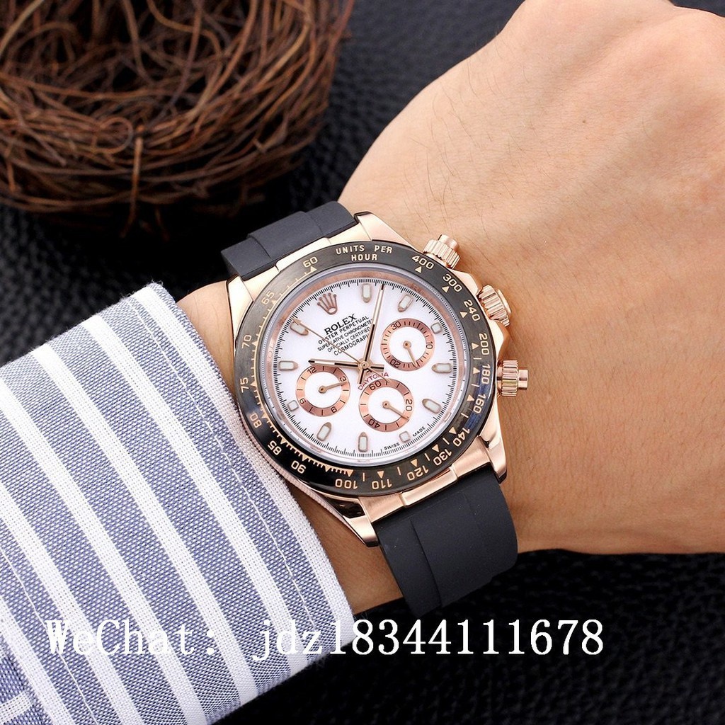 Rolex Classic Daytona Series นาฬิกาผู้ชายมัลติฟังก์ชั่น