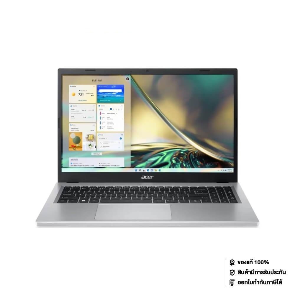 ACER NB Aspire A315-24P-R6SK- AMD R5-7520U,16GB,SSD 512 ,15.6" Win11&Office-Pure Silver,ประกันศูนย์ 