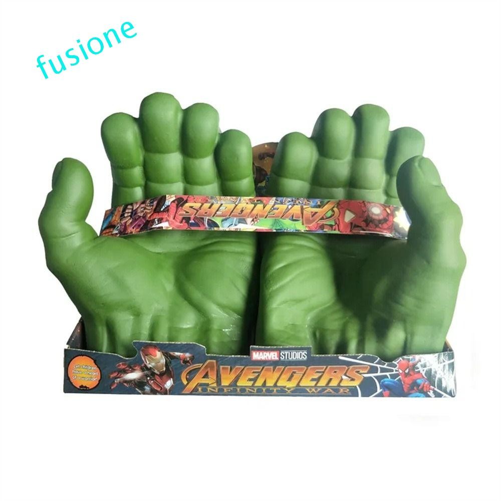Fusionedge Hulk ถุงมือ, Marvel Avengers Hulk Fists คอสเพลย์, ของขวัญวันเกิดตัวเลขของเล่นรุ่นของเล่นคอสเพลย์ถุงมือคอสเพลย์ของเล่นเด็ก