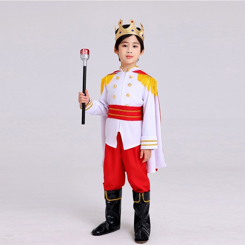 เจ็ดคนแคระเครื่องแต่งกายเด็กหิมะสีขาวเต้นรําวิทยาเขตตําราละครเจ้าชายและราชินีเครื่องแต่งกายการแสดง、七个小矮人儿童演出服白雪公主舞蹈校园课本剧王子与皇后表演服装 - รูปที่ 6