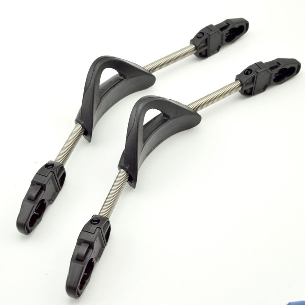 Thebest 07122pcs Scuba Diving Stainless Steel Spring Fin Straps Non-slip Fin Straps
