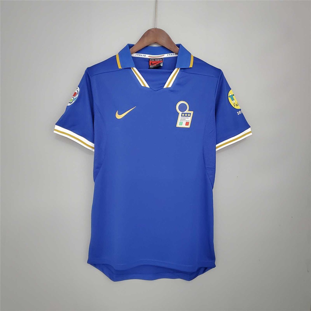 #ITA 1996 Home Retro Soccer Jersey Football #MALDINI