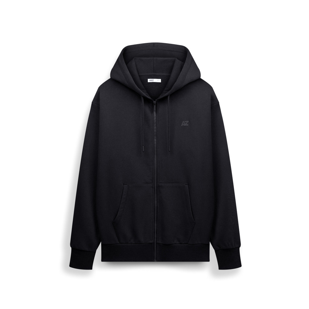 AIIZ (เอ ทู แซด) - AIIZ เสื้อฮู้ดผู้ชายผ่าหน้ามีซิปผ้าเฟรนช์เทอร์รี่ย์ AIIZ Men’s French Terry Brushed Zipped Hoodie