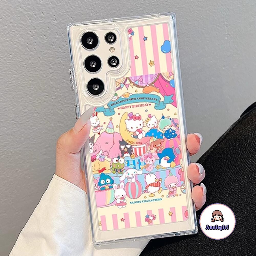 น่ารักสัตว์ Kitty Cat เคสโทรศัพท์สําหรับ Samsung S25 S24 Ultra S23 Plus S22 S20 FE A71 A54 A53 A52S A12/M12 A04 A23 ป้องกันฝุ่น TPU โทรศัพท์ปกหลัง