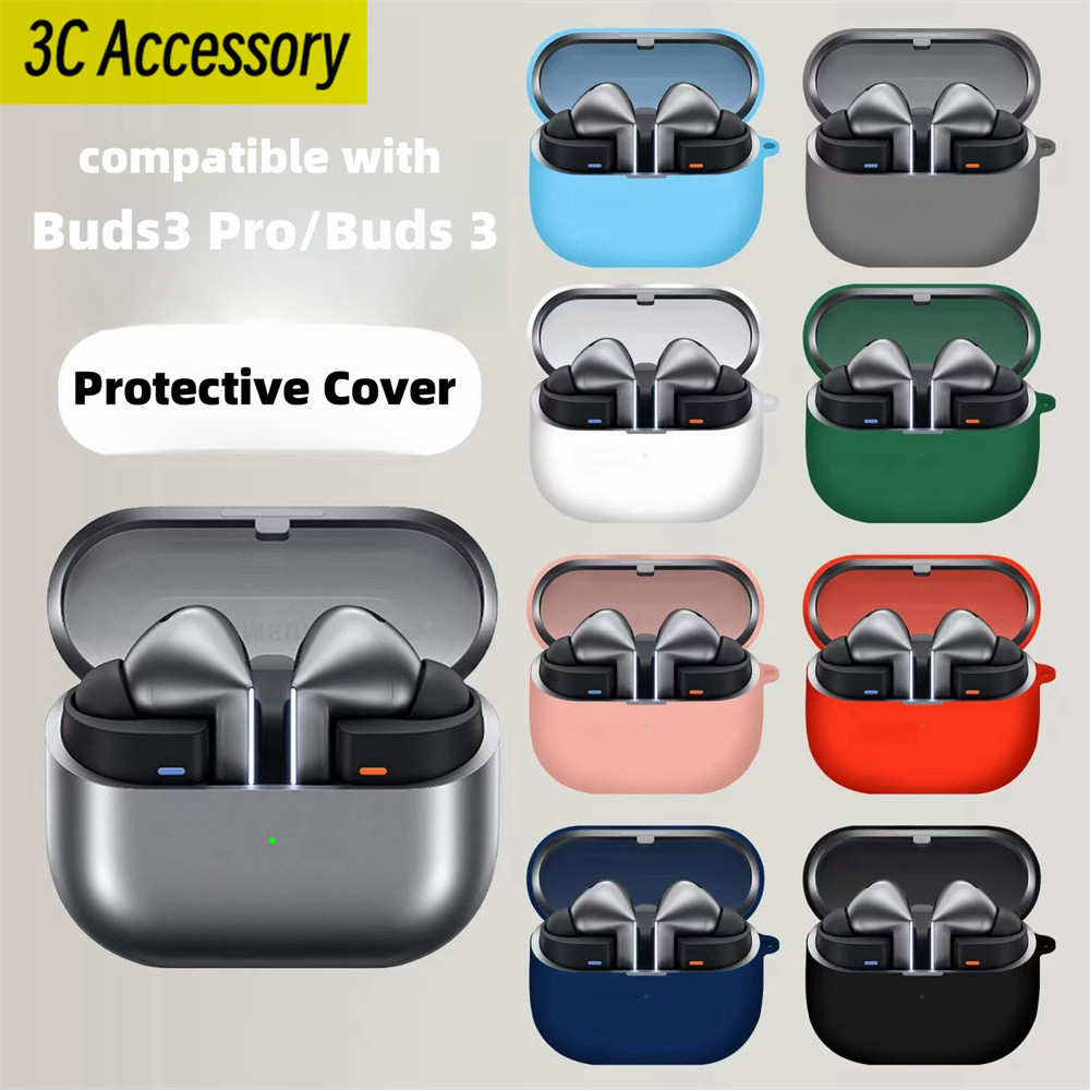 เคสซิลิโคนใหม่พร้อมชุดทําความสะอาด เคสสําหรับ samsung Galaxy Buds 3/Galaxy buds3 Pro สําหรับ Galaxy 