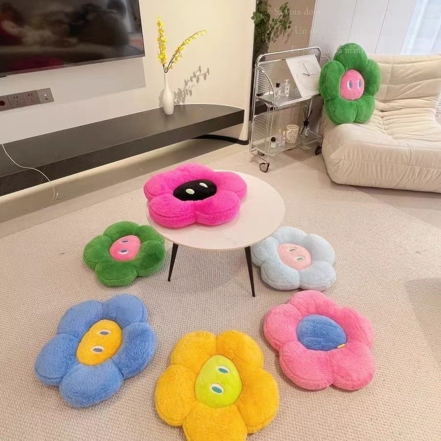 โซฟาหมอนดอกไม้รถอ่าวหน้าต่างก้นเบาะหนาชั้นสีหมอน - รูปที่ 2